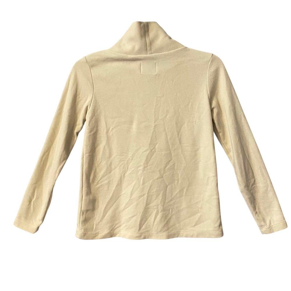 Dudley Stephens Cobble Hill‎ Turtleneck Cream Fleece Size Small - Picture 2 of 6